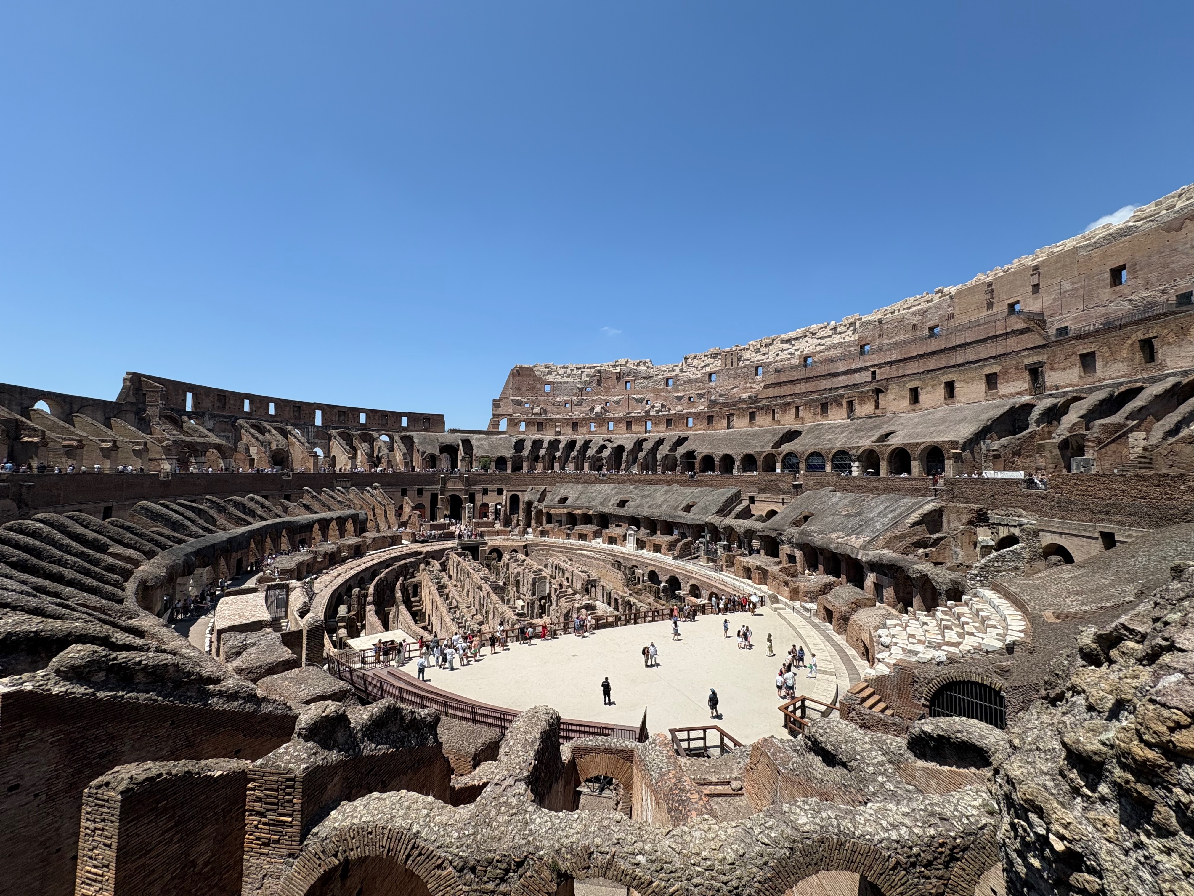 interior of the Colosseum
