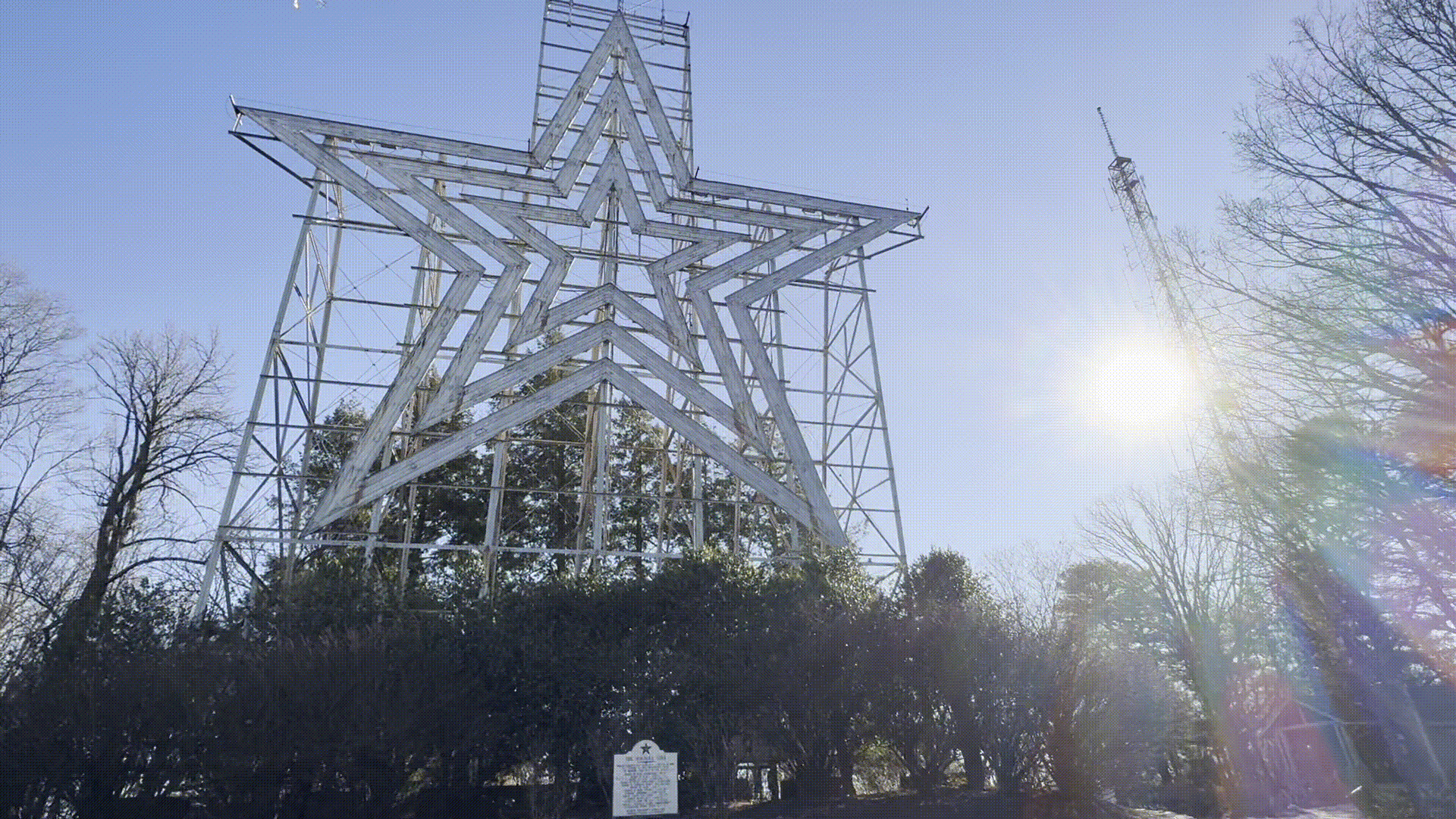 view of the Roanoke star and skyline